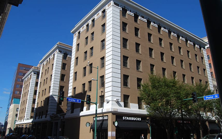 The Law Building at 100 Plume Street