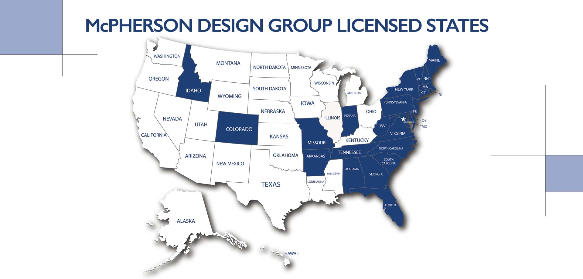 McPherson Design Group licensed states